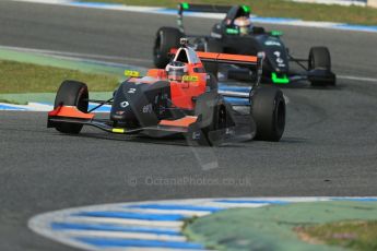 World © Octane Photographic Ltd. Eurocup Formula Renault 2.0 Championship testing. Jerez de la Frontera, Thursday 27th March 2014. Tech 1 Racing – Vasily Romanov. Digital Ref : 0900lb1d1496