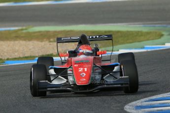 World © Octane Photographic Ltd. Eurocup Formula Renault 2.0 Championship testing. Jerez de la Frontera, Thursday 27th March 2014. Prema Powerteam – Hans Villemi. Digital Ref :  0900lb1d1529