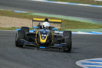 World © Octane Photographic Ltd. Eurocup Formula Renault 2.0 Championship testing. Jerez de la Frontera, Thursday 27th March 2014. Arta Engineering – James Allen. Digital Ref :  0900lb1d1547