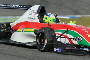 World © Octane Photographic Ltd. Eurocup Formula Renault 2.0 Championship testing. Jerez de la Frontera, Thursday 27th March 2014. Prema Powerteam – Bruno Bonifacio. Digital Ref : 0900lb1d1593