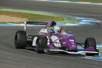 World © Octane Photographic Ltd. Eurocup Formula Renault 2.0 Championship testing. Jerez de la Frontera, Thursday 27th March 2014. China BRT by JCS – Matheo Tuscher. Digital Ref :  0900lb1d1633