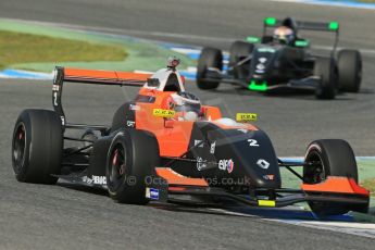 World © Octane Photographic Ltd. Eurocup Formula Renault 2.0 Championship testing. Jerez de la Frontera, Thursday 27th March 2014. Tech 1 Racing – Vasily Romanov. Digital Ref : 0900lb1d1662
