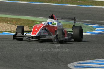 World © Octane Photographic Ltd. Eurocup Formula Renault 2.0 Championship testing. Jerez de la Frontera, Thursday 27th March 2014. Fortec Motorsports – Martin Rump. Digital Ref : 0900lb1d1676