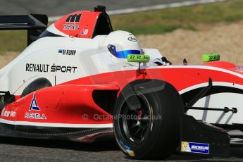 World © Octane Photographic Ltd. Eurocup Formula Renault 2.0 Championship testing. Jerez de la Frontera, Thursday 27th March 2014. Fortec Motorsports – Martin Rump. Digital Ref :  0900lb1d1680