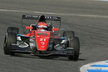 World © Octane Photographic Ltd. Eurocup Formula Renault 2.0 Championship testing. Jerez de la Frontera, Thursday 27th March 2014. Prema Powerteam – Hans Villemi. Digital Ref : 0900lb1d1710