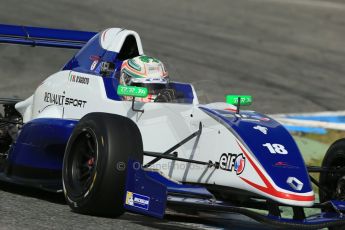 World © Octane Photographic Ltd. Eurocup Formula Renault 2.0 Championship testing. Jerez de la Frontera, Thursday 27th March 2014. Koiranen GP – Ignazia D’Agosto. Digital Ref : 0900lb1d1723