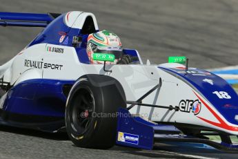 World © Octane Photographic Ltd. Eurocup Formula Renault 2.0 Championship testing. Jerez de la Frontera, Thursday 27th March 2014. Koiranen GP – Ignazia D’Agosto. Digital Ref :  0900lb1d1830