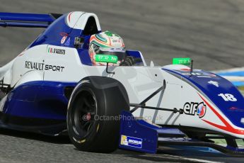 World © Octane Photographic Ltd. Eurocup Formula Renault 2.0 Championship testing. Jerez de la Frontera, Thursday 27th March 2014. Koiranen GP – Ignazia D’Agosto. Digital Ref : 0900lb1d1830