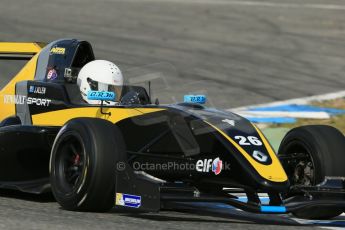 World © Octane Photographic Ltd. Eurocup Formula Renault 2.0 Championship testing. Jerez de la Frontera, Thursday 27th March 2014. Arta Engineering – James Allen. Digital Ref : 0900lb1d1838
