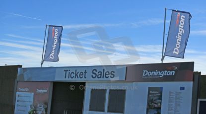 World © Octane Photographic Ltd. FIA Formula E testing Donington Park 10th July 2014. Ticket office. Digital Ref : 1032CB1D3261
