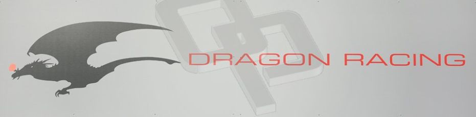 World © Octane Photographic Ltd. FIA Formula E testing Donington Park 10th July 2014. Dragon Racing logo. Digital Ref : 1032CB1D3280