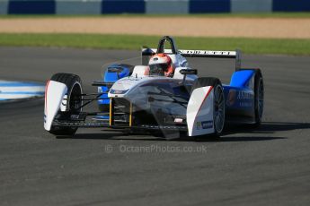 World © Octane Photographic Ltd. FIA Formula E testing Donington Park 10th July 2014. Spark-Renault SRT_01E. Andretti Autosport - Franck Montagny. Digital Ref : 1032CB1D3336