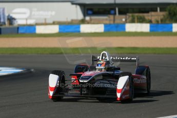 World © Octane Photographic Ltd. FIA Formula E testing Donington Park 10th July 2014. Spark-Renault SRT_01E. Mahindra Racing - Karun Chandhok. Digital Ref : 1032CB1D3357