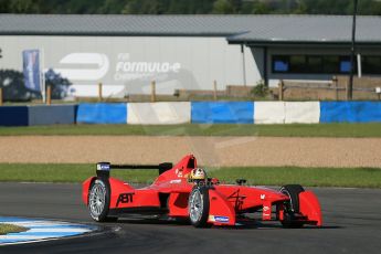 World © Octane Photographic Ltd. FIA Formula E testing Donington Park 10th July 2014. Spark-Renault SRT_01E. Audi Sport ABT - Daniel Abt. Digital Ref : 1032CB1D3366