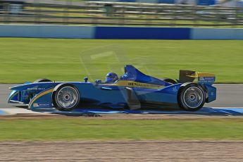 World © Octane Photographic Ltd. FIA Formula E testing Donington Park 10th July 2014. Spark-Renault SRT_01E. e.dams-Renault – Nicolas Prost. Digital Ref : 1032CB1D3425