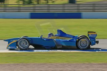 World © Octane Photographic Ltd. FIA Formula E testing Donington Park 10th July 2014. Spark-Renault SRT_01E. e.dams-Renault – Nicolas Prost. Digital Ref : 1032CB1D3429