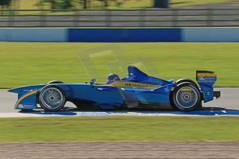 World © Octane Photographic Ltd. FIA Formula E testing Donington Park 10th July 2014. Spark-Renault SRT_01E. e.dams-Renault – Nicolas Prost. Digital Ref : 1032CB1D3429