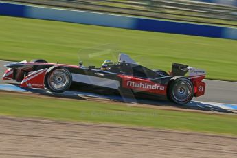 World © Octane Photographic Ltd. FIA Formula E testing Donington Park 10th July 2014. Mahindra Racing - Bruno Senna. Digital Ref : 1032CB1D3448