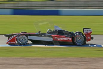 World © Octane Photographic Ltd. FIA Formula E testing Donington Park 10th July 2014. Mahindra Racing - Bruno Senna. Digital Ref : 1032CB1D3451