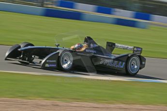 World © Octane Photographic Ltd. FIA Formula E testing Donington Park 10th July 2014. Spark-Renault SRT_01E. TrulliGP - Jarno Trulli. Digital Ref : 1032CB1D3541