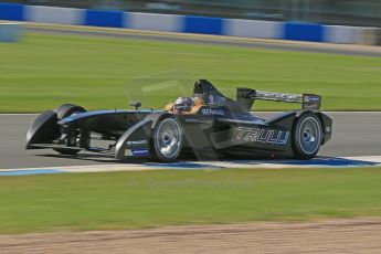 World © Octane Photographic Ltd. FIA Formula E testing Donington Park 10th July 2014. Spark-Renault SRT_01E. TrulliGP - Jarno Trulli. Digital Ref : 1032CB1D3563