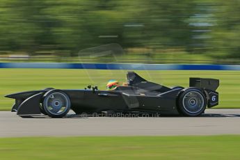 World © Octane Photographic Ltd. FIA Formula E testing Donington Park 10th July 2014. Spark-Renault SRT_01E. Dragon Racing – Mike Conway. Digital Ref : 1032CB1D3566