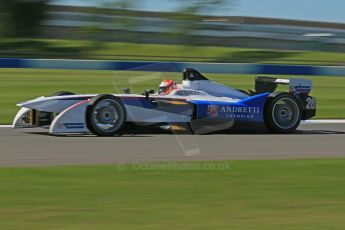 World © Octane Photographic Ltd. FIA Formula E testing Donington Park 10th July 2014. Spark-Renault SRT_01E. Andretti Autosport – Scott Speed. Digital Ref : 1032CB1D3596
