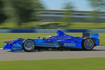 World © Octane Photographic Ltd. FIA Formula E testing Donington Park 10th July 2014. Spark-Renault SRT_01E. Amlin Aguri - Fabio Leimer. Digital Ref : 1032CB1D3607