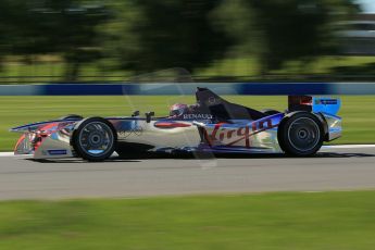 World © Octane Photographic Ltd. FIA Formula E testing Donington Park 10th July 2014. Spark-Renault SRT_01E. Virgin Racing - Sam Bird. Digital Ref : 1032CB1D3626