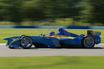 World © Octane Photographic Ltd. FIA Formula E testing Donington Park 10th July 2014. Spark-Renault SRT_01E. e.dams-Renault – Nicolas Prost. Digital Ref : 1032CB1D3641