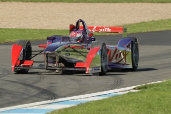 World © Octane Photographic Ltd. FIA Formula E testing Donington Park 10th July 2014. Spark-Renault SRT_01E. Virgin Racing - Sam Bird. Digital Ref : 1032CB1D4031