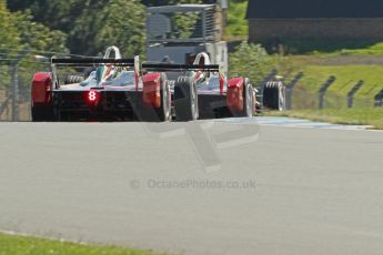 World © Octane Photographic Ltd. FIA Formula E testing Donington Park 10th July 2014. Spark-Renault SRT_01E. Mahindra Racing - Karun Chandhok and Bruno Senna. Digital Ref : 1032CB1D4155