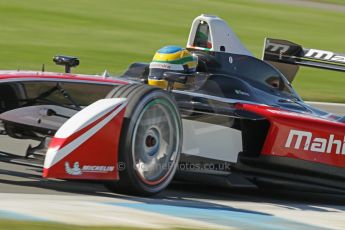 World © Octane Photographic Ltd. FIA Formula E testing Donington Park 10th July 2014. Mahindra Racing - Bruno Senna. Digital Ref : 1032CB1D4163