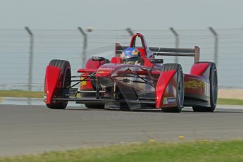 World © Octane Photographic Ltd. FIA Formula E testing Donington Park 10th July 2014. Spark-Renault SRT_01E. China Racing - Juan Manuel Lopez. Digital Ref : 1032CB1D4248