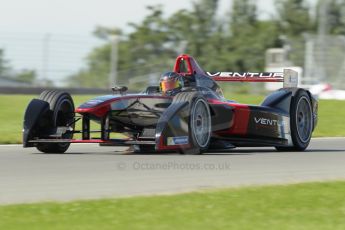 World © Octane Photographic Ltd. FIA Formula E testing Donington Park 10th July 2014. Spark-Renault SRT_01E. Venturi - Nick Heidfeld. Digital Ref : 1032CB1D4279