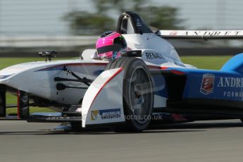 World © Octane Photographic Ltd. FIA Formula E testing Donington Park 10th July 2014. Spark-Renault SRT_01E. Andretti Autosport - Franck Montagny. Digital Ref : 1032CB1D4282