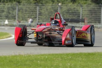 World © Octane Photographic Ltd. FIA Formula E testing Donington Park 10th July 2014. Spark-Renault SRT_01E. China Racing – Jerome d’Ambrosio. Digital Ref : 1032CB1D4326