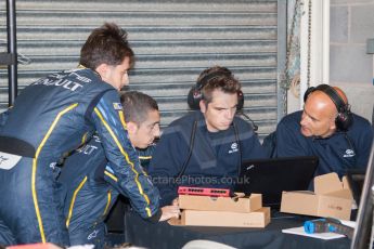 World © MountersPhotography/OctanePhotos.co.uk. FIA Formula E testing Donington Park 9th July 2014. Spark-Renault SRT_01E. e.dams-Renault – Nicolas Prost and Sebastien Buemi. Digital Ref : 1031JM1D0020