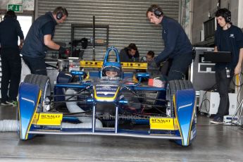 World © MountersPhotography/OctanePhotos.co.uk. FIA Formula E testing Donington Park 9th July 2014. Spark-Renault SRT_01E. e.dams-Renault – Nicolas Prost. Digital Ref : 1031JM1D0036