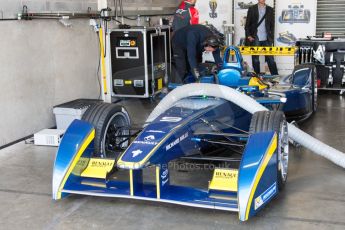World © MountersPhotography/OctanePhotos.co.uk. FIA Formula E testing Donington Park 9th July 2014. Spark-Renault SRT_01E. e.dams-Renault – Nicolas Prost. Digital Ref : 1031JM1D0038