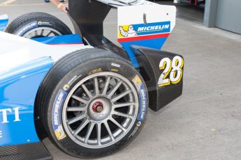 World © MountersPhotography/OctanePhotos.co.uk. FIA Formula E testing Donington Park 9th July 2014. Spark-Renault SRT_01E. Andretti Autosport - Franck Montagny. Digital Ref : 1031JM1D0048