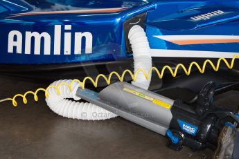 World © MountersPhotography/OctanePhotos.co.uk. FIA Formula E testing Donington Park 9th July 2014. Spark-Renault SRT_01E. Amlin Aguri – Fabio Leimer. Digital Ref : 1031JM1D0060