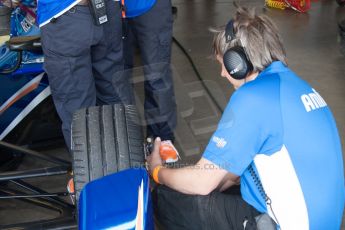 World © MountersPhotography/OctanePhotos.co.uk. FIA Formula E testing Donington Park 9th July 2014. Spark-Renault SRT_01E. Amlin Aguri - Katherine Legge. Digital Ref : 1031JM1D0066