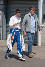 World © MountersPhotography/OctanePhotos.co.uk. FIA Formula E testing Donington Park 9th July 2014. Spark-Renault SRT_01E. Amlin Aguri - Katherine Legge. Digital Ref : 1031JM1D0070