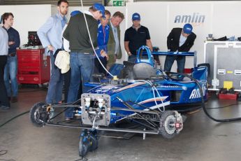 World © MountersPhotography/OctanePhotos.co.uk. FIA Formula E testing Donington Park 9th July 2014. Spark-Renault SRT_01E. Amlin Aguri – Fabio Leimer. Digital Ref : 1031JM1D0286