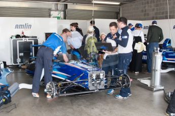 World © MountersPhotography/OctanePhotos.co.uk. FIA Formula E testing Donington Park 9th July 2014. Spark-Renault SRT_01E. Amlin Aguri - Katherine Legge. Digital Ref : 1031JM1D0287
