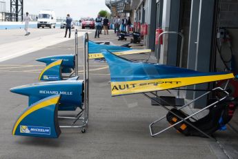 World © MountersPhotography/OctanePhotos.co.uk. FIA Formula E testing Donington Park 9th July 2014. Spark-Renault SRT_01E. e.dams-Renault. Digital Ref : 1031JM1D0293