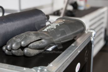 World © MountersPhotography/OctanePhotos.co.uk. FIA Formula E testing Donington Park 9th July 2014. Spark-Renault SRT_01E. Virgin Racing (Holly) - Insulated Safety Gloves. Digital Ref : 1031JM1D0310