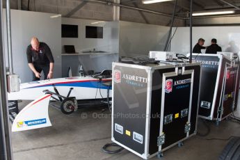 World © MountersPhotography/OctanePhotos.co.uk. FIA Formula E testing Donington Park 9th July 2014. Spark-Renault SRT_01E. Andretti Autosport - Franck Montagny. Digital Ref : 1031JM1D0325