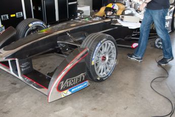 World © MountersPhotography/OctanePhotos.co.uk. FIA Formula E testing Donington Park 9th July 2014. Dragon Racing – Mike Conway. Digital Ref : 1031JM1D9932